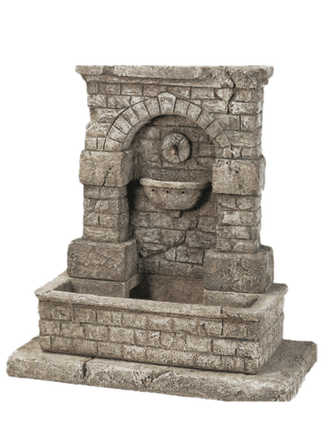 Spqr Cast Stone Outdoor Garden Fountains with Step Fountain Tuscan